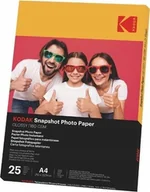 Papier do drukarek - Papier KODAK Foto Fotograficzny do Drukarki 25 szt A4 210x297mm 180g Błysk / 3510-812 - miniaturka - grafika 1