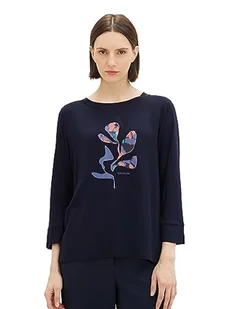TOM TAILOR T-shirt damski, 10668 - Sky Captain Blue, XXL - Koszulki i topy damskie - miniaturka - grafika 1