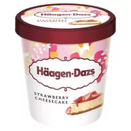 Lody i desery lodowe - Häagen-Dazs Lody sernikowe z sosem truskawkowym i ciasteczkami 460 ml - miniaturka - grafika 1