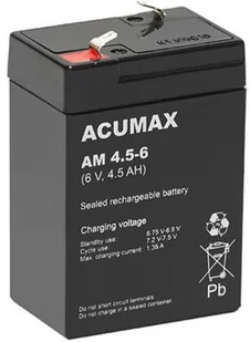 Akumulator ACUMAX serii AM 6V 4,5Ah  -  - 38 sklepów w całej Polsce - Baterie do zasilaczy awaryjnych UPS - miniaturka - grafika 1