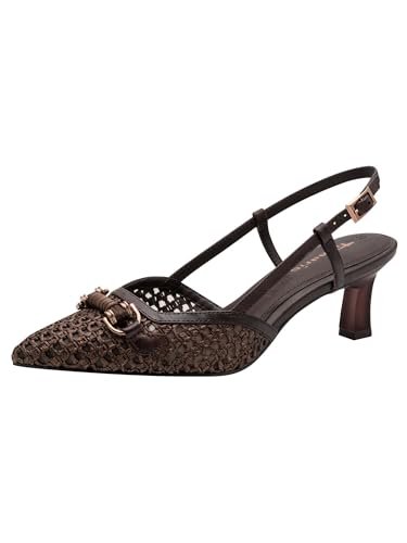 Tamaris Damen Sling 1-29634-44, Damskie czółenka, Moka, 37 EU