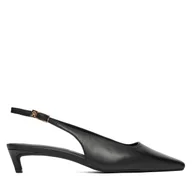 Czółenka - Czółenka Tommy Hilfiger Th Buckle Slingback Low Pump FW0FW09009 Czarny - miniaturka - grafika 1