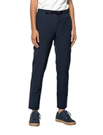 Spodnie damskie - Jack Wolfskin Spodnie Damskie Summer Lifestyle W Spodnie Rekreacyjne, Niebieski (Night Blue), 44 - miniaturka - grafika 1