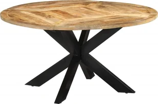 vidaXL vidaXL Stół do jadalni, 150x76 cm, surowe drewno mango - Stoły - miniaturka - grafika 1
