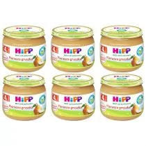 Hipp Pierwsza gruszka po 4. miesiącu zestaw 6 x 80 g Bio - Desery dla dzieci - miniaturka - grafika 1