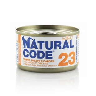 Natural Code 23 Tuńczyk Z Ziemniakami I Marchewką W Galaretce - Mokra Karma Dla Kota - Puszka 85G - Mokra karma dla kotów - miniaturka - grafika 1