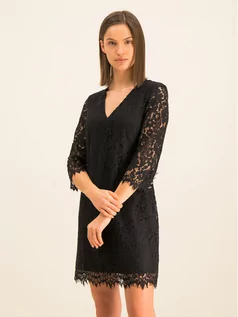 Sukienki - Guess Sukienka koktajlowa W01K76 WCLT0 Czarny Regular Fit - grafika 1