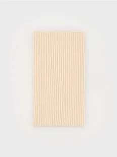 Reserved - Dzianinowy komin z wiskozą - złamana biel - Czapki dla dzieci - miniaturka - grafika 1