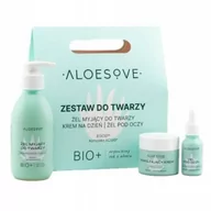 Żele do mycia twarzy - ALOESOVE Zestaw do twarzy (żel myjący, 190ml + krem, 50ml + żel pod oczy, 15ml) - !!! 24h WYSYŁKA !!! - miniaturka - grafika 1