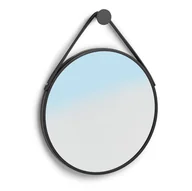 Lustra - Okrągłe lustro ścienne w metalowej ramie, Ø 40 cm - miniaturka - grafika 1