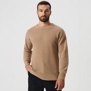 Swetry męskie - Sinsay - Sweter - Beżowy - miniaturka - grafika 1