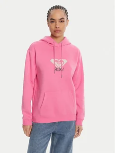 Roxy Bluza ERJFT05020 Różowy Regular Fit - Bluzy damskie - miniaturka - grafika 1