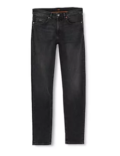 BOSS Spodnie męskie jeansowe, Dark Grey27, 32W / 34L - Spodnie męskie - miniaturka - grafika 1
