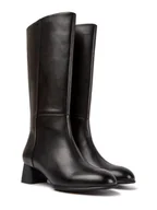 Kozaki damskie - Camper Skórzane kozaki w kolorze czarnym - miniaturka - grafika 1