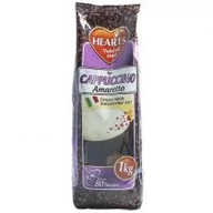 Kawa - Hearts Kawa rozpuszczalna Cappuccino o smaku Amaretto Zestaw 2 x 1 kg - miniaturka - grafika 1