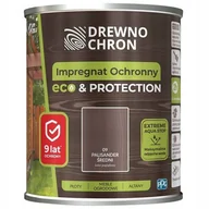 Farby wewnętrzne - Impregnat Ochronny Eco&Protection Palisander Średni 4.5L Drewnochron - miniaturka - grafika 1