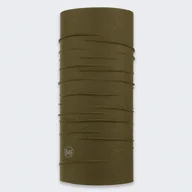 Czapki i chusty sportowe damskie - Chusta wielofunkcyjna Buff Safety Original EcoStretch Solid Military - miniaturka - grafika 1