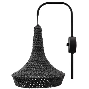 Sypialniana lampa na ściane Mahaka 4034 Shilo włącznik szary - Lampy ścienne - miniaturka - grafika 1