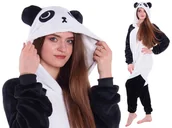 Piżamy chłopięce - Panda Piżama Dzieci Kigurumi Przebranie 146 152 - miniaturka - grafika 1