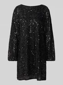 Sukienki - Sukienka wieczorowa o lejącym kroju z cekinowym obszyciem model ‘NAJA’ - miniaturka - grafika 1