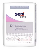Higiena osób starszych i niepełnosprawnych - Seni Care Myjka higieniczna podfoliowana z celulozy 50szt. - miniaturka - grafika 1