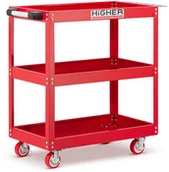Wózki magazynowe - Wózek warsztatowy narzędziowy 3 półki HIGHER 175kg - miniaturka - grafika 1