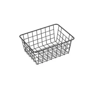 Kosz druciany FILUM 24 x 18 x 10 cm czarny - Kosze na śmieci - miniaturka - grafika 1