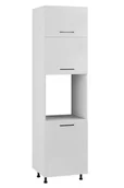 Meble kuchenne - Siena Słupek Wysoki Pod Piekarnik Dp-60-220 Biały Mat - miniaturka - grafika 1