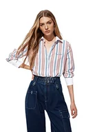 Koszule damskie - Trendyol Damska koszula o regularnym kroju z kołnierzykiem, bardzo kolorowa, 40, Bardzo kolorowy, 66 - miniaturka - grafika 1