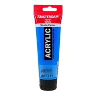 Przybory szkolne - Talens Amsterdam, farba akrylowa, 120 ml, Błękit manganowy ftalony - miniaturka - grafika 1