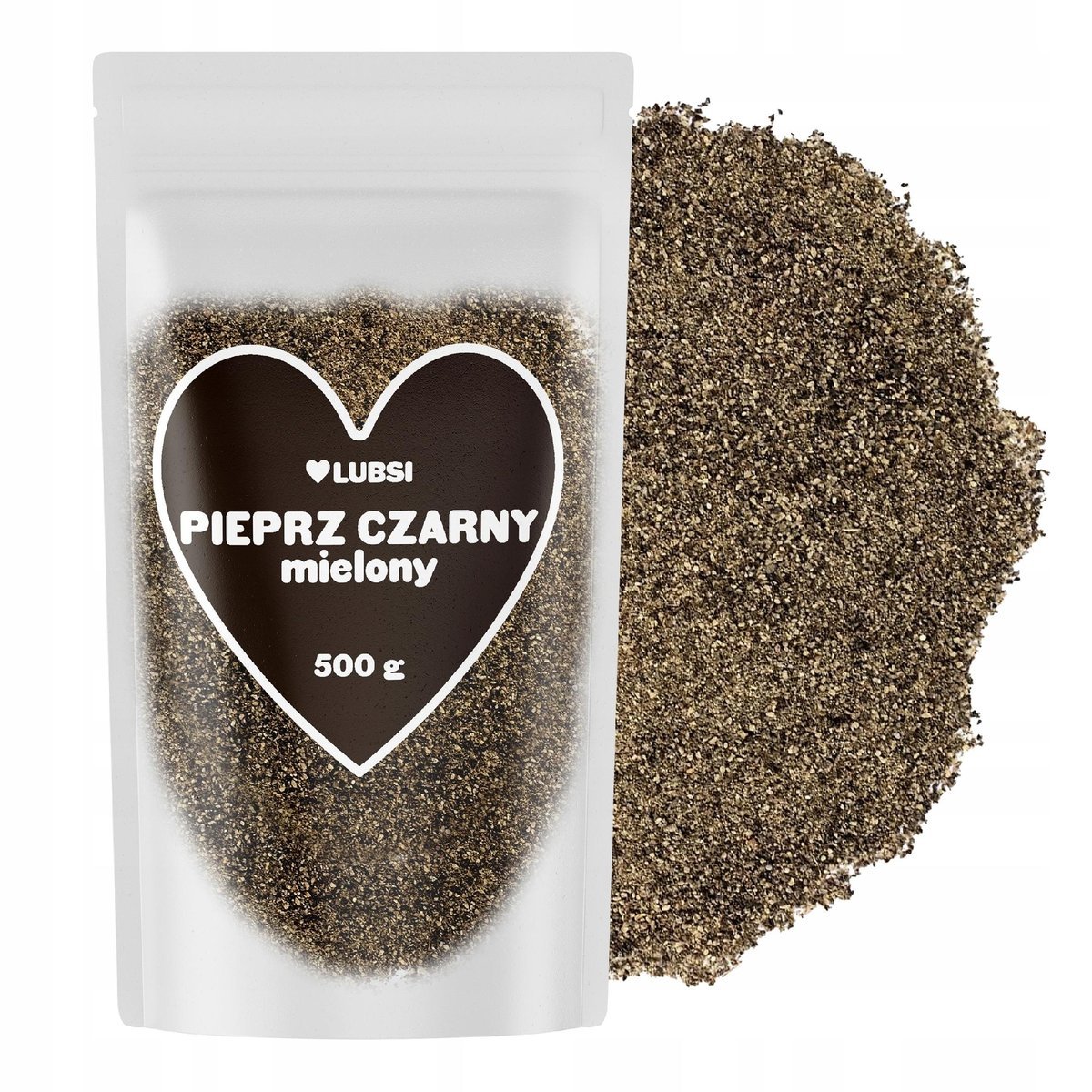 Pieprz czarny mielony przyprawa 500g LUBSI naturalny aromatyczny jakość