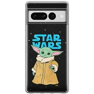 Etui i futerały do telefonów - ERT GROUP etui na telefon Google PIXEL 7 PRO, case oryginalny i oficjalnie licencjonowany przez Star Wars, wzór Baby Yoda 032, optymalnie dopasowane, plecki z TPU - miniaturka - grafika 1