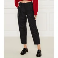 Spodnie damskie - Armani Exchange Spodnie chino Regular Fit z dodatkiem wełny - miniaturka - grafika 1