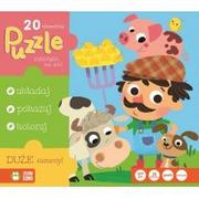 Puzzle - ZIELONA SOWA Zwierzęta na wsi, puzzle - wysyłka w 24h !!! - miniaturka - grafika 1
