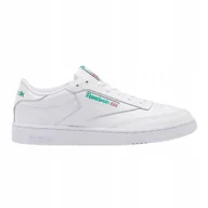 Sneakersy męskie - Buty męskie sneakersy sportowe Reebok Classic Club C 85 białe skóra - miniaturka - grafika 1