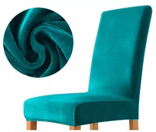 POKROWIEC krzesło velvet WELUR TURKUS jasny GRUBY - Pokrowce na meble POKROWIEC krzesło velvet WELUR TURKUS jasny GRUBY - Pokrowce na meble - miniaturka - grafika 1