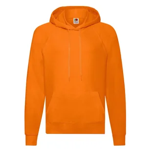 Bluza męska z lekkiego materiału z kapturem Lightweight Fruit of the Loom - Pomarańczowy XXL - Bluzy męskie - miniaturka - grafika 1
