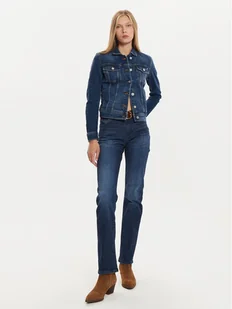 Mustang Jeansy Crosby 1015567 Granatowy Straight Fit - Spodnie damskie - miniaturka - grafika 1