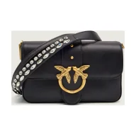 Torebki damskie - Pinko Skórzana listonoszka LOVE ONE MINI SLOUCHY - miniaturka - grafika 1