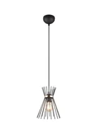 Lampy sufitowe - Rod lampa wisząca 1xE14 czarna/złota R31531080 - miniaturka - grafika 1