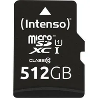 Karty pamięci - Intenso Premium MicroSD 512 GB Class 10 UHS-I/U1 3423493 - miniaturka - grafika 1
