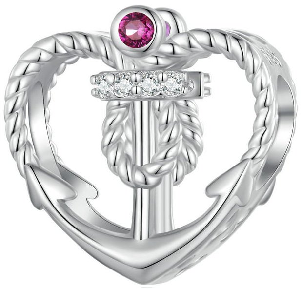 Charms Zawieszka CHarm Srebro 925 Charms Titanic Kotwica Trusky
