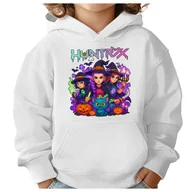 Bluzy dla dziewczynek - BLUZA DZIECIĘCA HUNTRIX HALLOWEEN 122-128 Z KAPTUREM BAWEŁNIANA JAKOŚĆ - miniaturka - grafika 1
