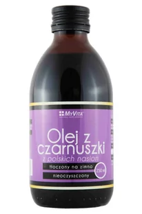 MyVita Olej z czarnuszki z polskich nasion tłoczony na zimno 250ml 21PRNOLEC2 - Olej spożywczy - miniaturka - grafika 1