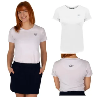 T-SHIRT damski koszulka Z HAFTEM BAWEŁNA TURECKA Captain Mike XL - Koszulki i topy damskie T-SHIRT damski koszulka Z HAFTEM BAWEŁNA TURECKA Captain Mike XL - Koszulki i topy damskie - miniaturka - grafika 1