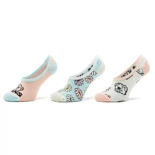 Zestaw 3 par stopek dziecięcych Vans Bear Friends Canoodle VN0007B5N4N1 Tropical Peach - Skarpetki dla dzieci - miniaturka - grafika 1
