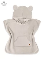 Okrycia kąpielowe dla dzieci - Ponczo kąpielowe, na basen, szybkoschnące, termofrotte BEŻ, rozmiar M - miniaturka - grafika 1