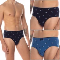 Majtki męskie - SLIPY Męskie Lama majtki BAWEŁNIANE 2 PARY - XL - miniaturka - grafika 1