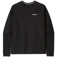Koszulki sportowe męskie - Koszulka męska Patagonia P-6 Logo Responsibili Tee LS Rozmiar: XL / Kolor: czarny - miniaturka - grafika 1