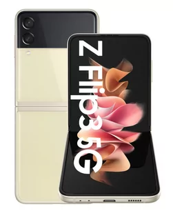 Samsung Galaxy Z Flip 3 5G 8GB/128GB Dual Sim Beżowy SM-F711BZEBEUE - Telefony komórkowe - miniaturka - grafika 1